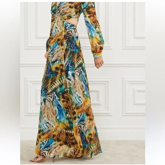 Multicolor Maxi Dress - Size XS (38) - Picture 4 of 7